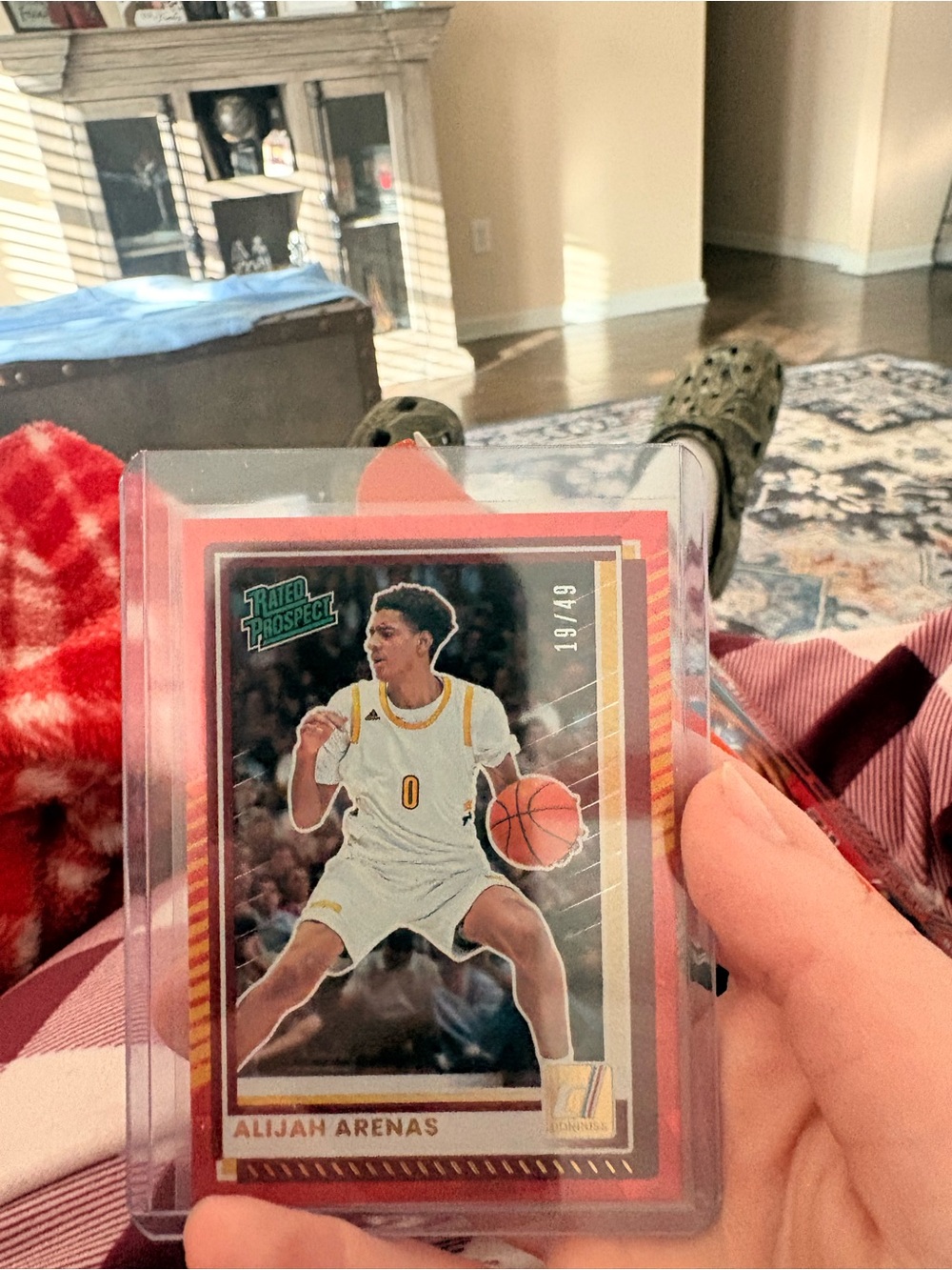Panini Rated Prospect Basketball Card - Red Accents